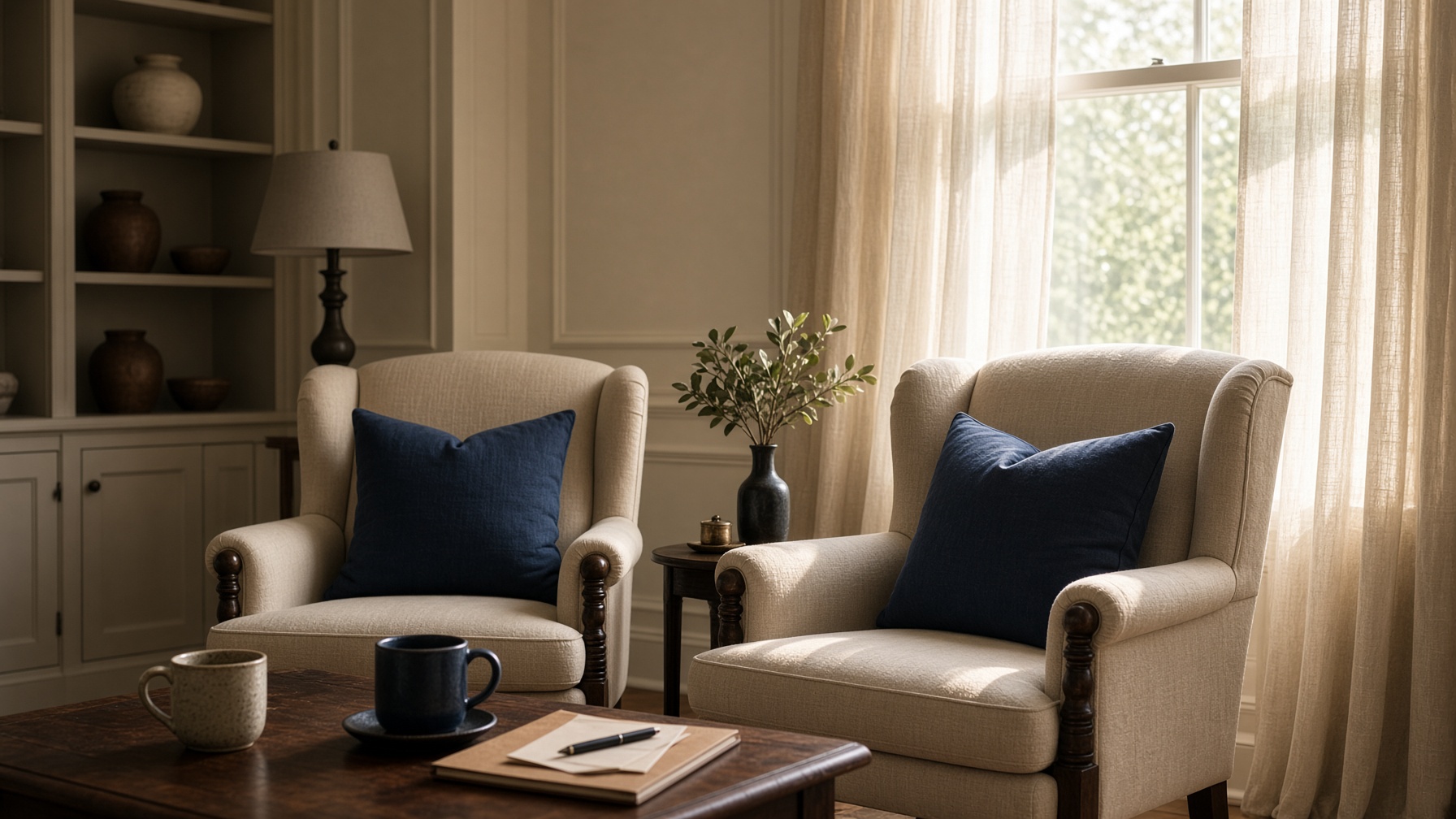 A living room — the kind of ordinary life a final expense policy is meant to protect